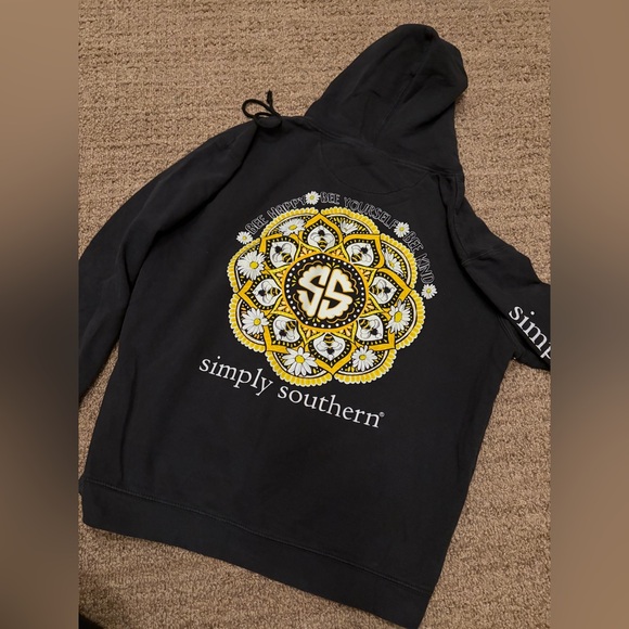 Simply Southern Charcoal Hoodie for Men - Picture 2 of 3